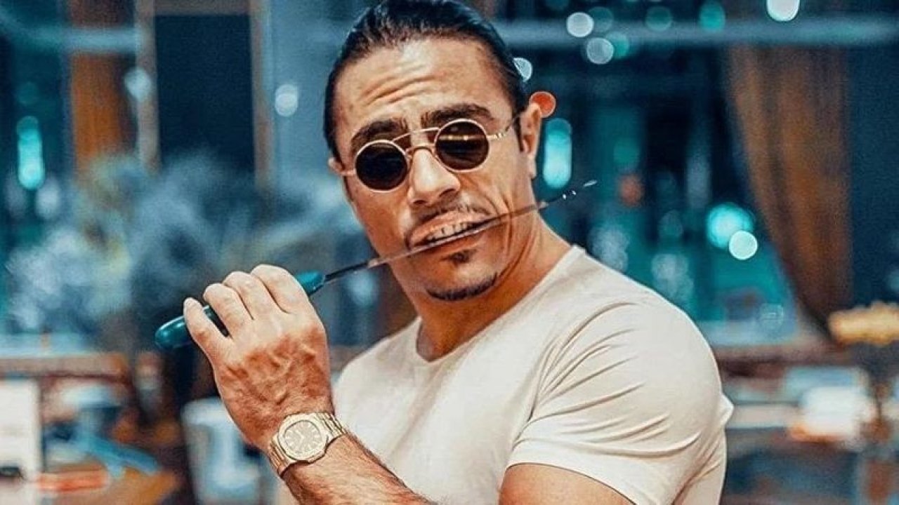 Nusret’ten yakın dostu J Balvin’e özel karşılama! Kolombiyalı şarkıcı Nusret’i öve öve bitirmedi