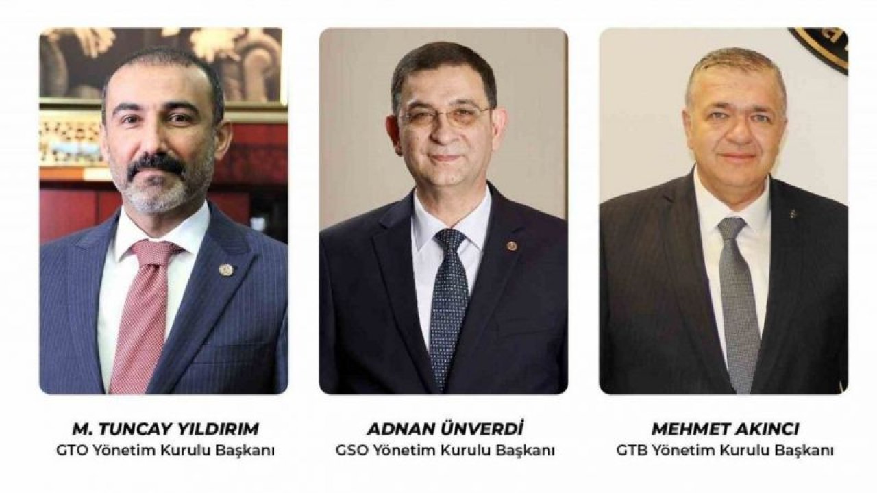 GSO, GTO ve GTB’den ihracat rakamlarıyla ilgili ortak açıklama