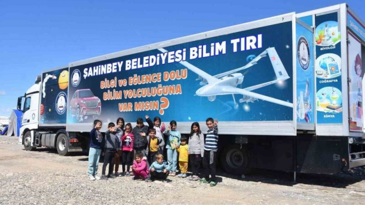 Depremzede çocukların yüzü Şahinbey Belediyesi ile gülüyor