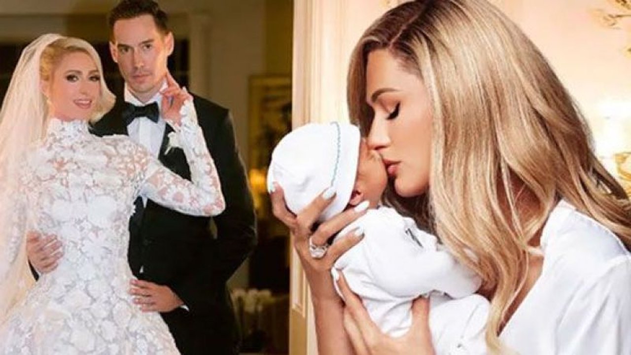 Taşıyıcı anne aracılığı ile dünyaya gelen Phoenix’in ilk fotoğrafları! Paris Hilton bebeğinin ilk fotoğraflarını paylaştı!