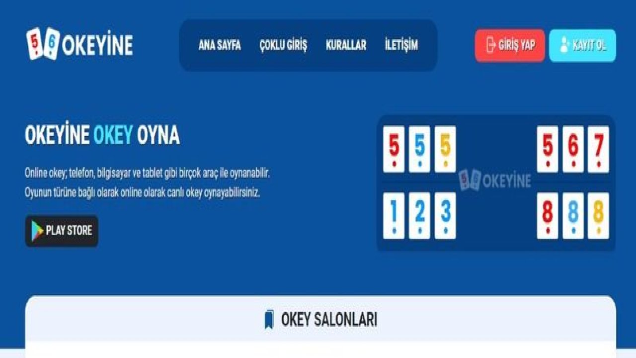 Bedava Canlı Okey Sitesi