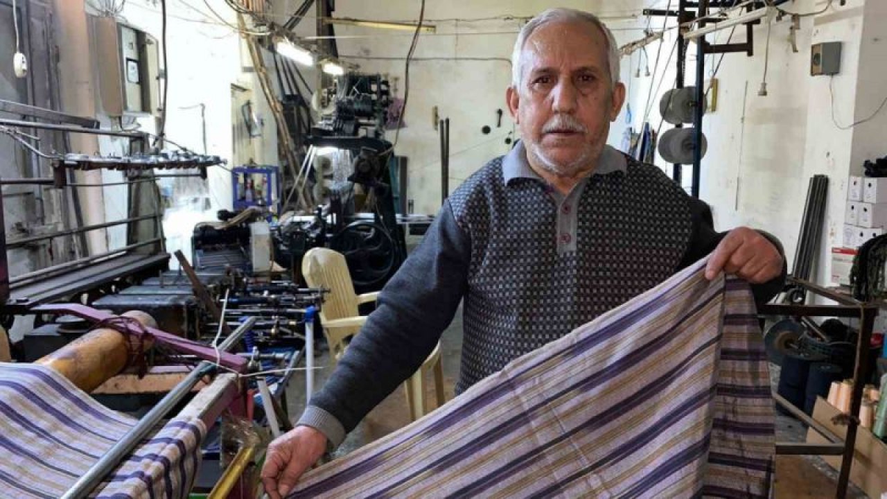 Gaziantep’teki el tezgahlarında üretilen Padişah kaftanlarında kullanılan KUTNU KUMAŞI geleceğe taşınıyor