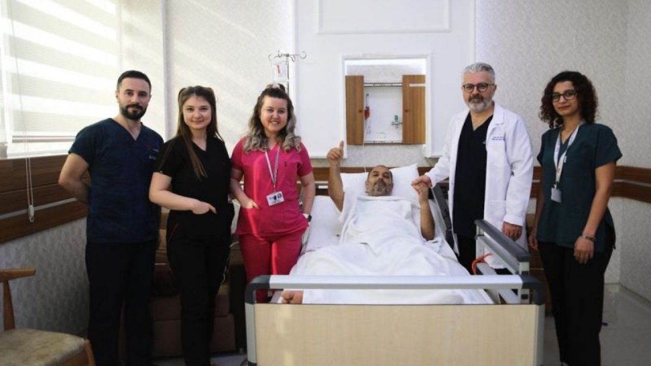 Gaziantep’te başarılı bypass cerrahisi ile hayata tutundu