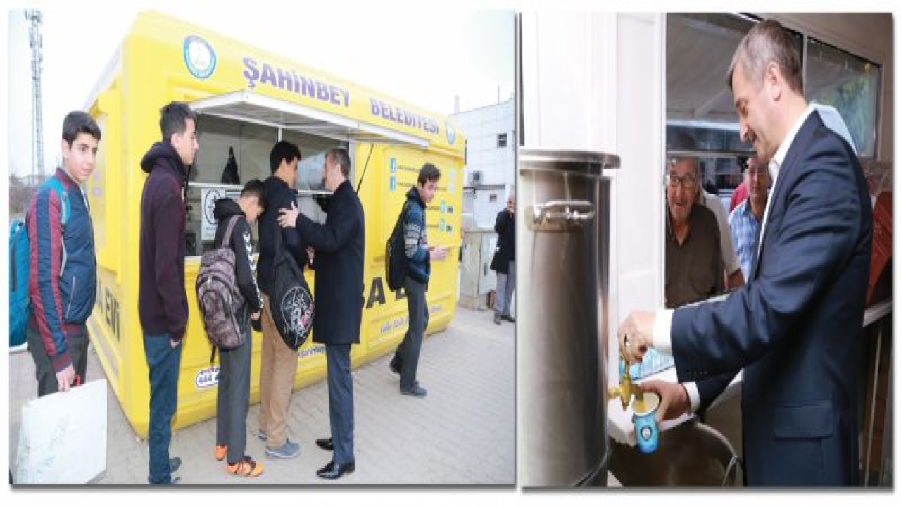 ŞAHİNBEY'DE 15 AYRI NOKTADA ÇORBA İKRAMI SÜRÜYOR
