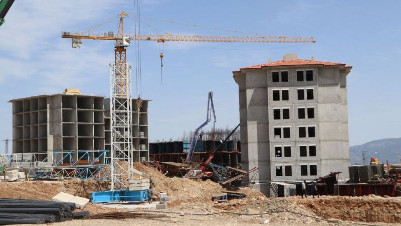 Gaziantep'teki deprem konutları hızla yükseliyor