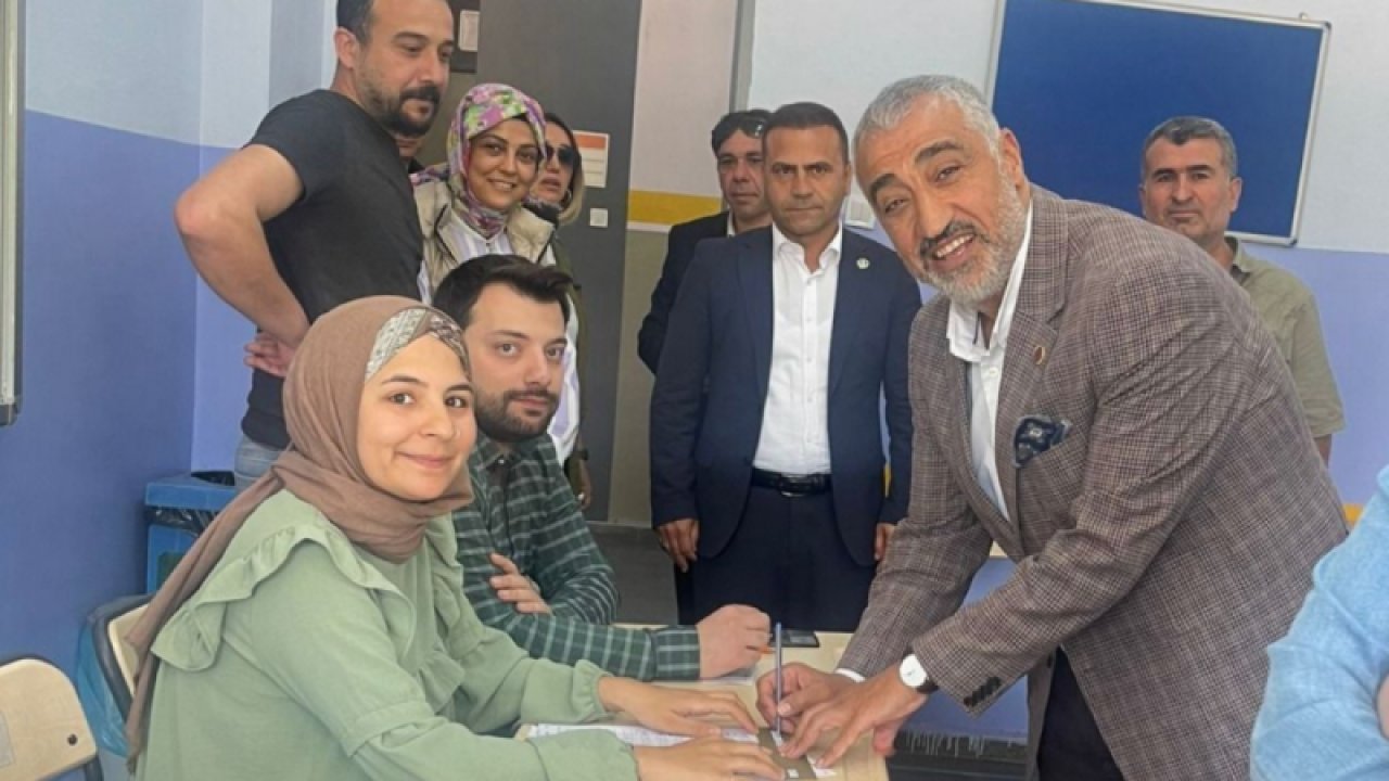 BBP Gaziantep Milletvekili Adayı Kızılaslan oyunu kullandı