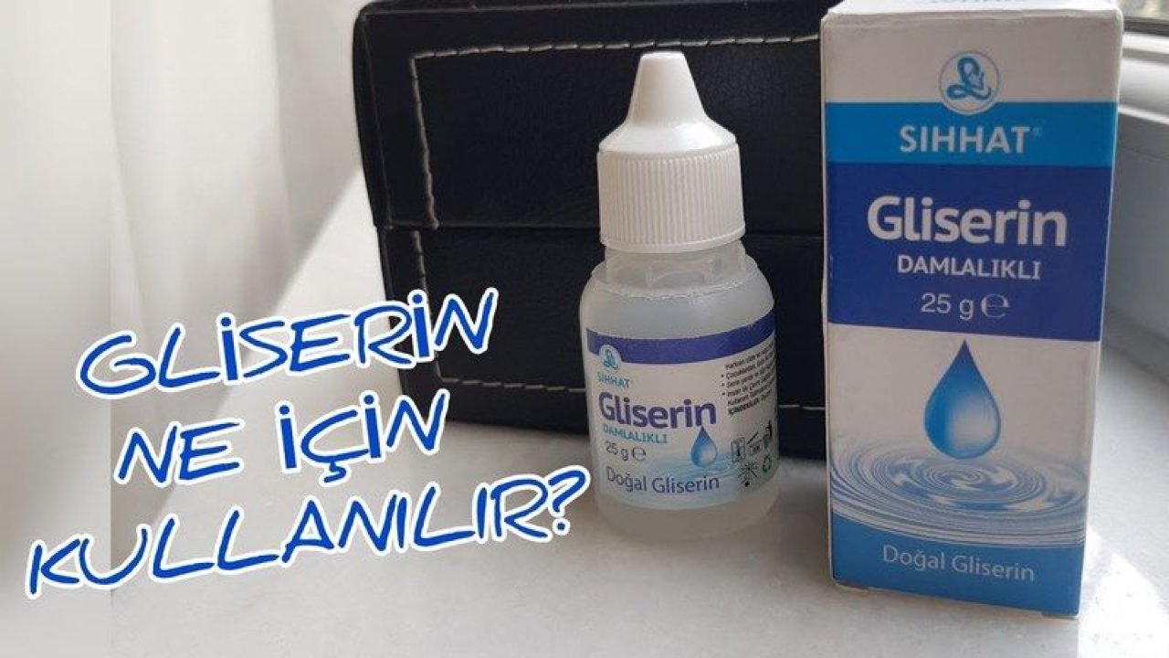 Gliserin Damla Nedir, Ne İşe Yarar? Fiyatı