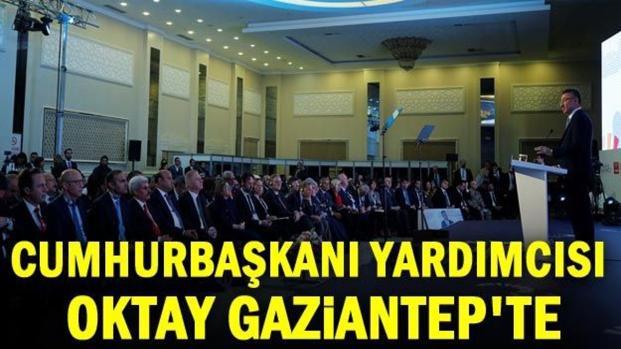 Cumhurbaşkanı Yardımcısı Oktay Gaziantep'te