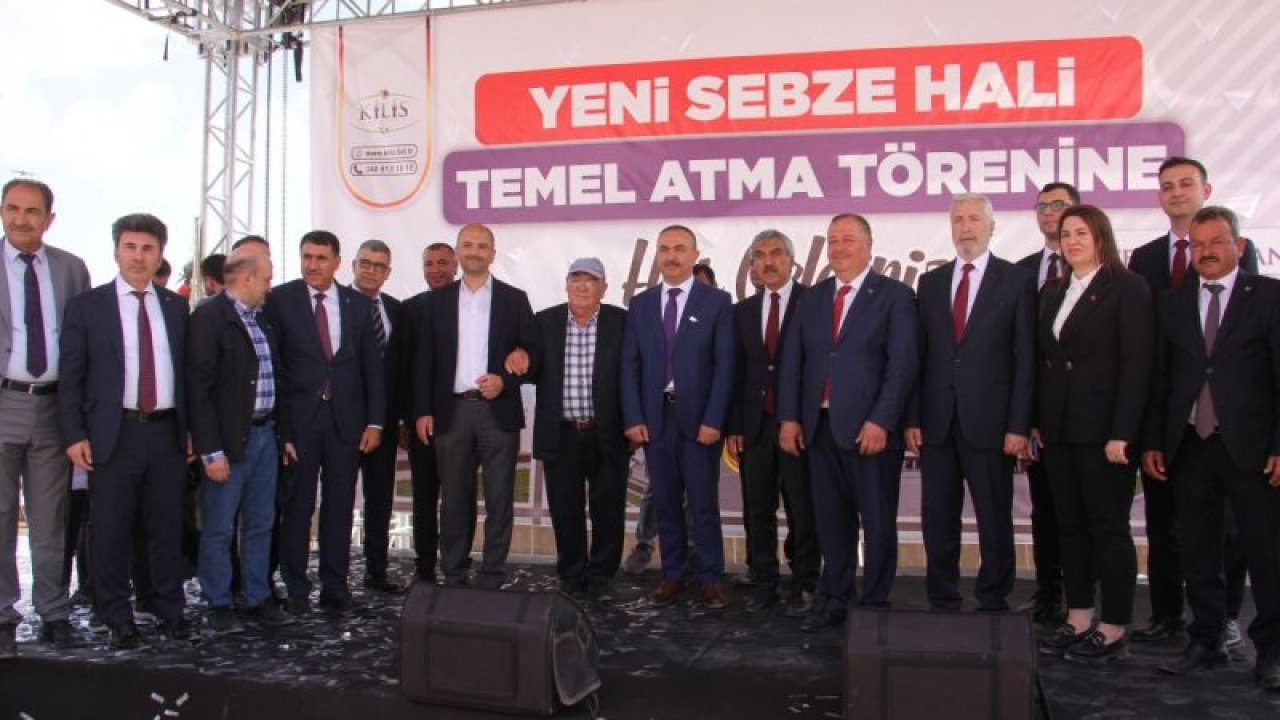 GAZİAntep'e komşu il Kilis'te 23 bin metrekareye yapılacak sebze halinin temeli atıldı!