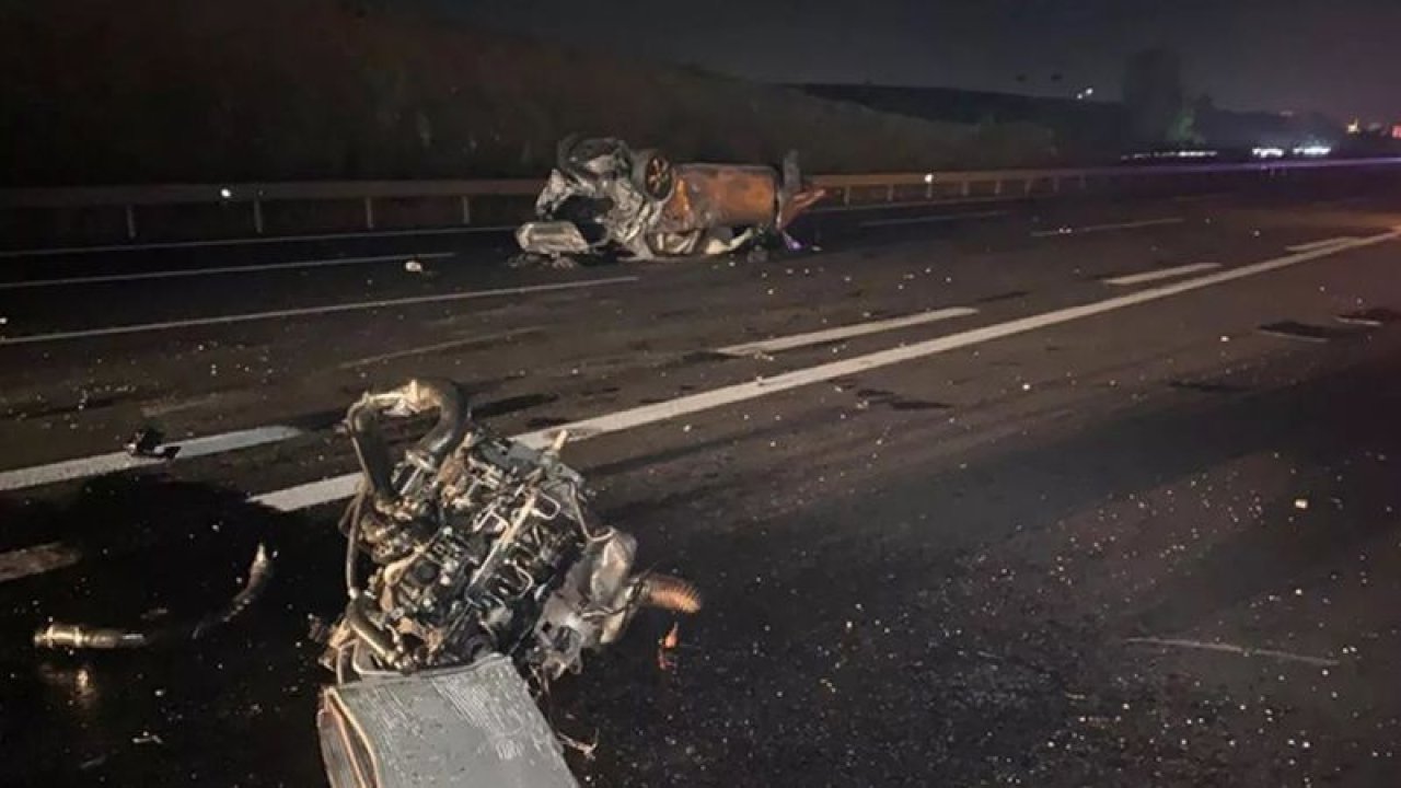Gaziantep’te gece saatlerinde korkunç bir kaza yaşandı! 1 kişi, alev topuna dönen araçta hayatını kaybetti!