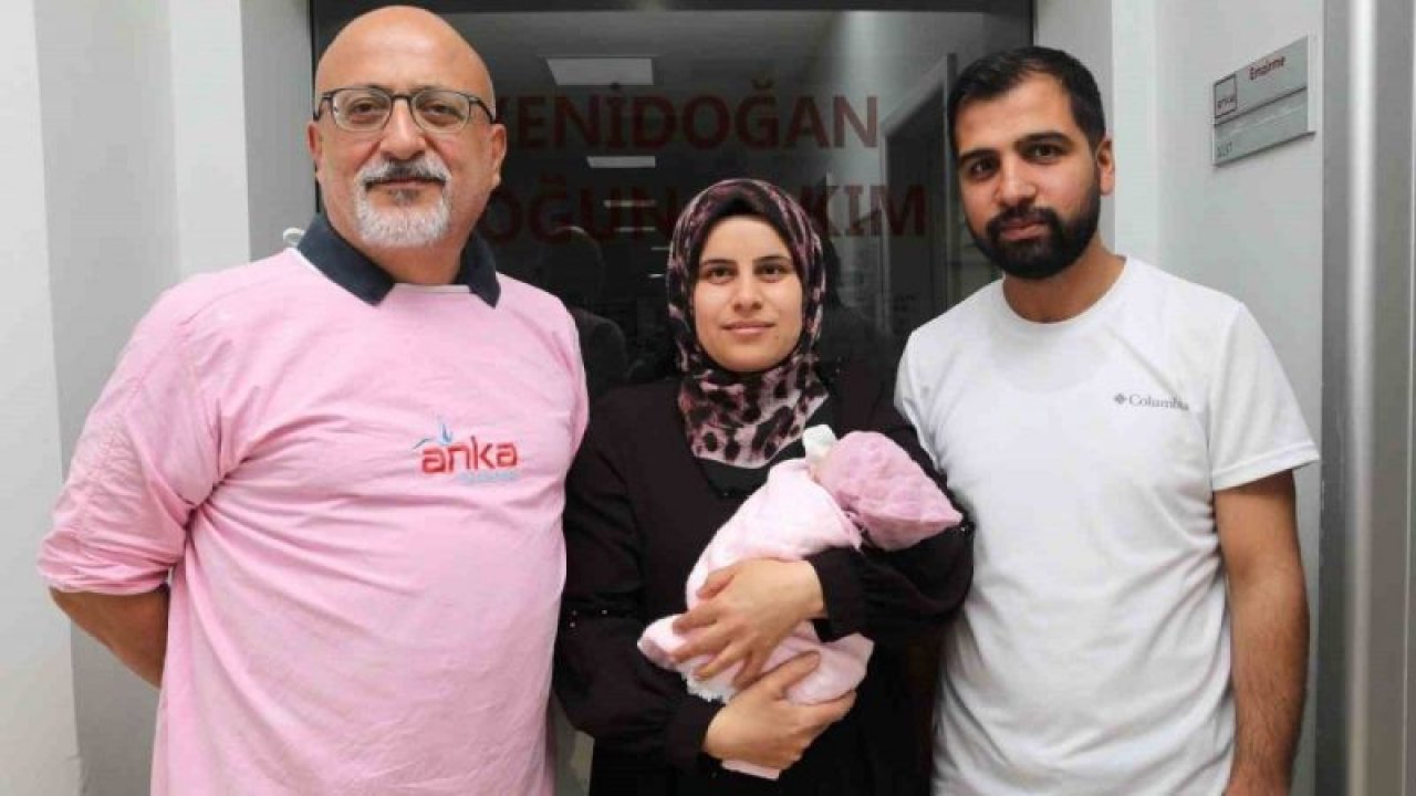 Gaziantep’te anne karnında kalbi duran 34 haftalık bebek, yapılan müdahale ile yeniden yaşama döndü