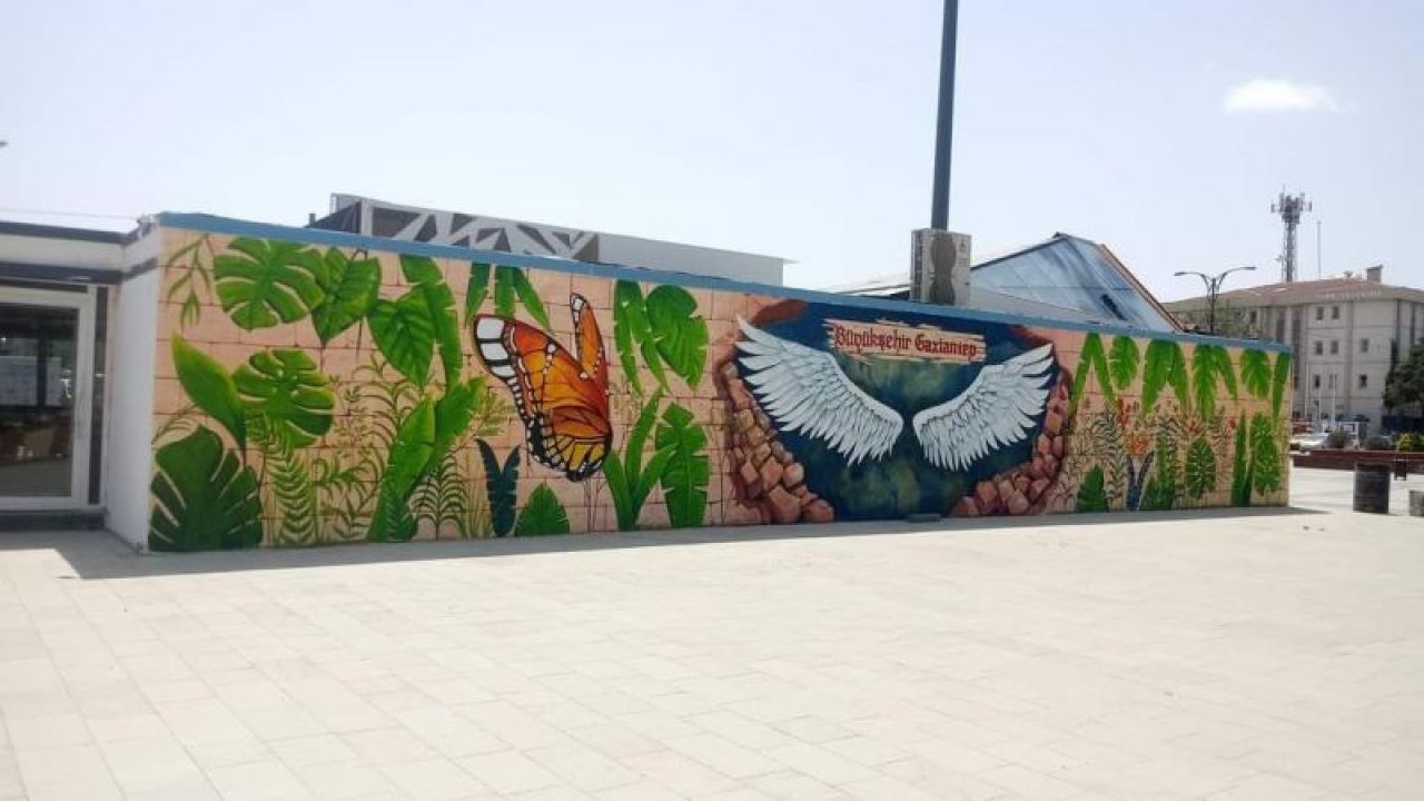 Büyükşehir’den Gaziantep’in sokaklarına sanatsal dokunuş