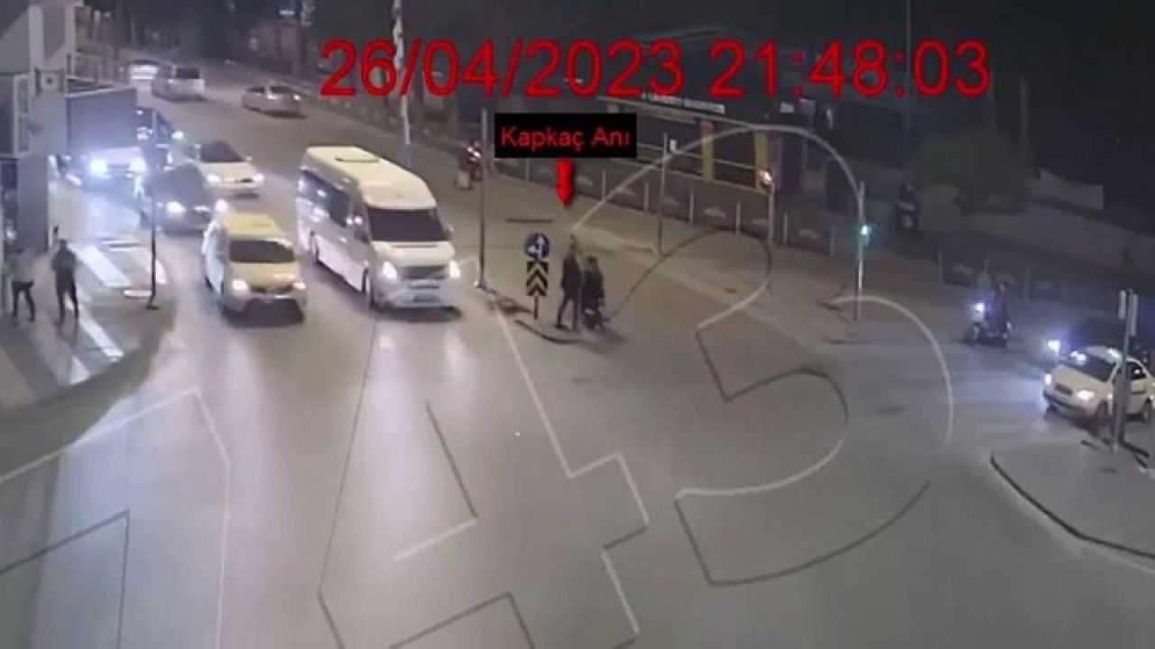 Gaziantep'te 3 kapkaç ve 5 hırsızlık olayını gerçekleştirdiği tespit edilen şüpheli önce kameralara sonra polise yakalandı