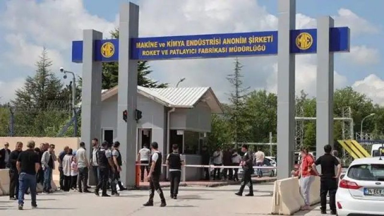 Makine ve Endüstri Kurumu’nun roket patlayıcı madde fabrikasında patlama yaşandı! 5 işçi hayata veda etti!