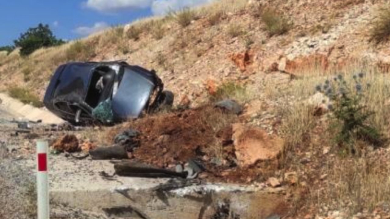 Gaziantep'te 71 yaşındaki Sürücü Kullandığı Otomobille TAKLA ATTI!