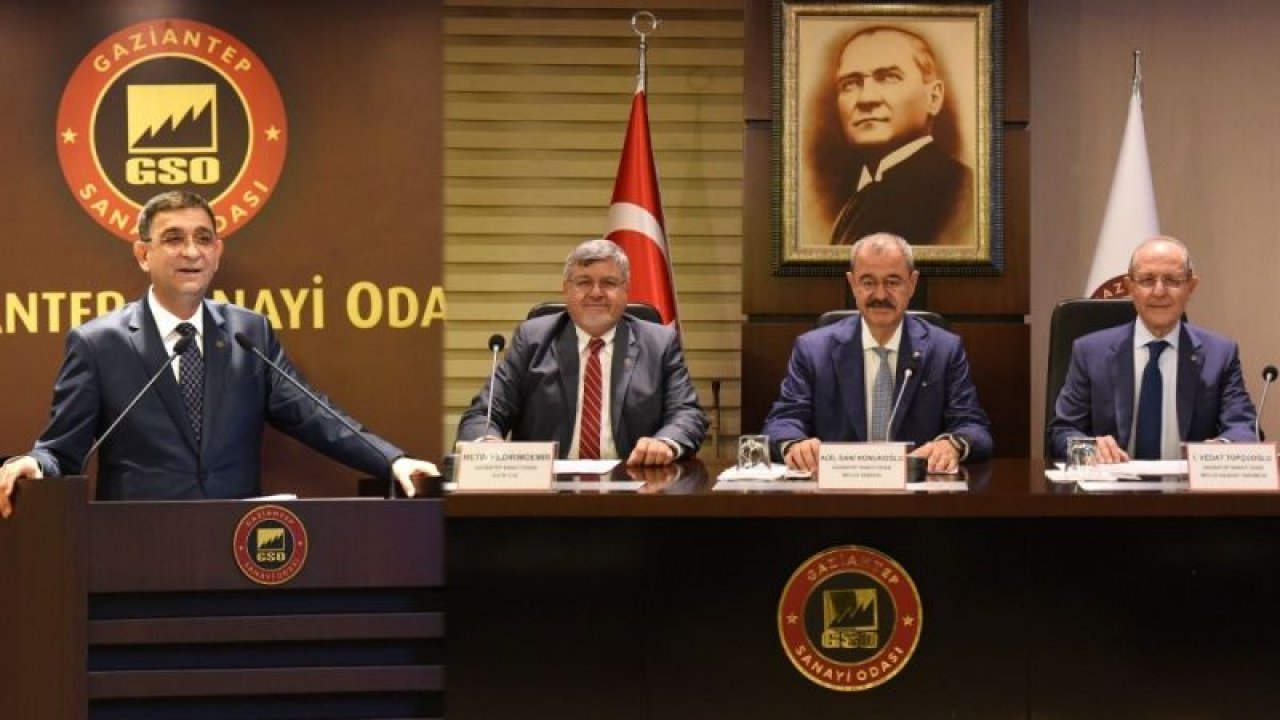 Gaziantep Sanayi Odası'nda haziran ayı meclis toplantısı yapıldı