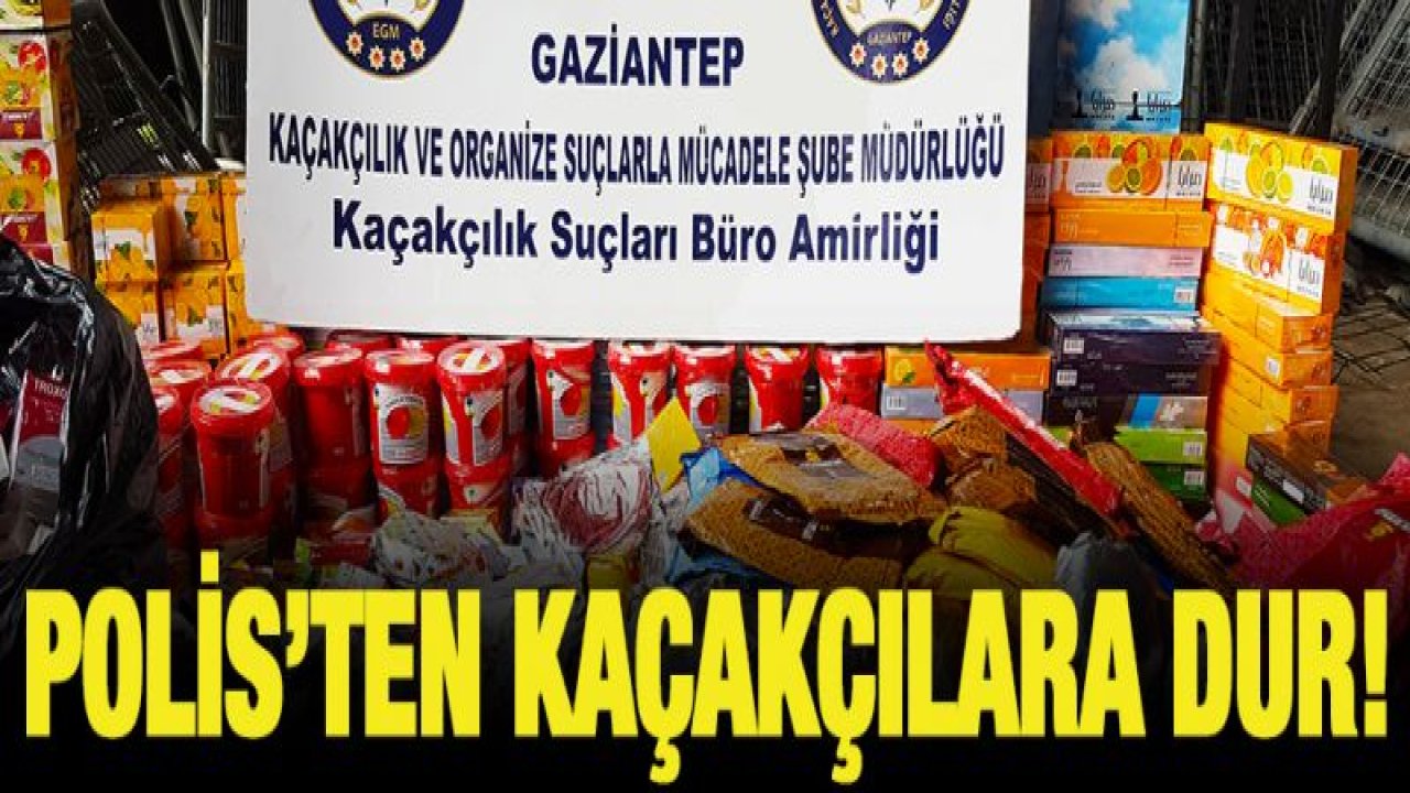 KAÇAKÇILIK OPERASYONU