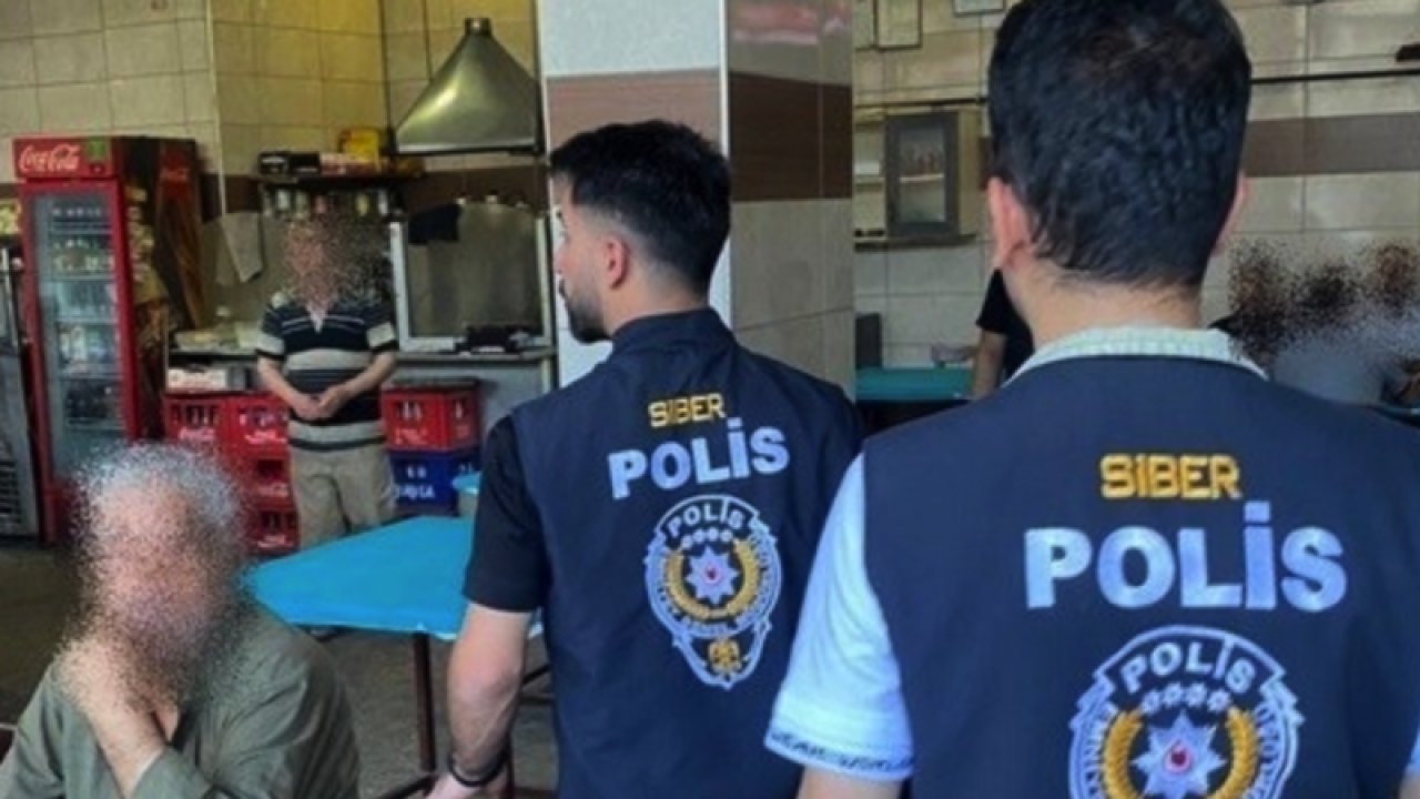 Gaziantep'te kumar oynandığı tespit edilen iş yerine baskın