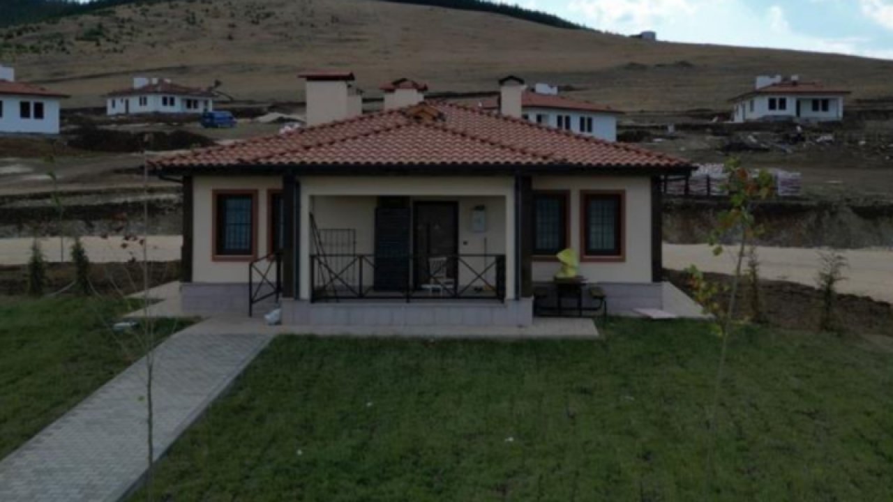 Gaziantep’in Nurdağı ilçesinde depremin ardından yapılan köyevleri villaları aratmıyor.