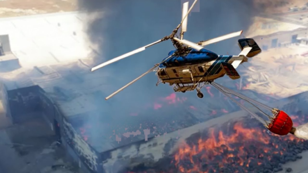 Gaziantep'te yangın söndürme helikopteri var mı?