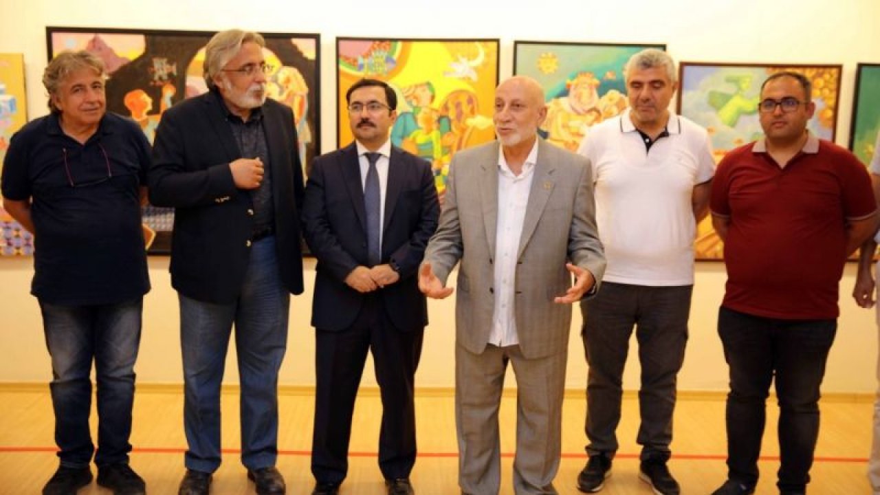SANKO’da, anneler ve çocuklar temalı resim sergisi açıldı