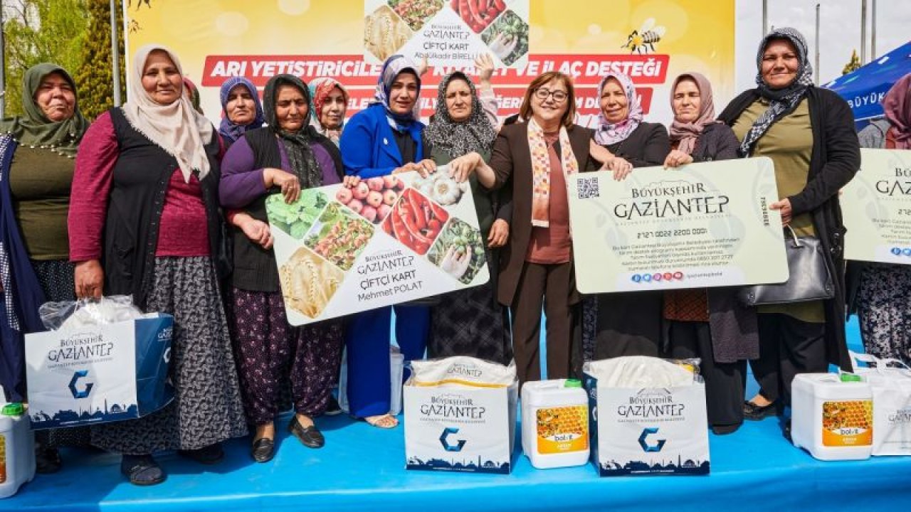 Gaziantep Büyükşehir Belediyesi çiftçilere desteğini sürdürüyor
