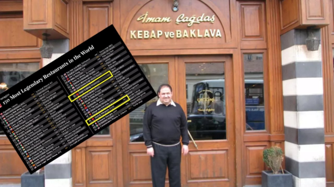 Dünyadaki efsaneleşmiş restoranlar listesinde Gaziantep'ten İMAM ÇAĞDAŞ 35. sırada yer aldı... Türkiye'den Sadece 2 Restoran var
