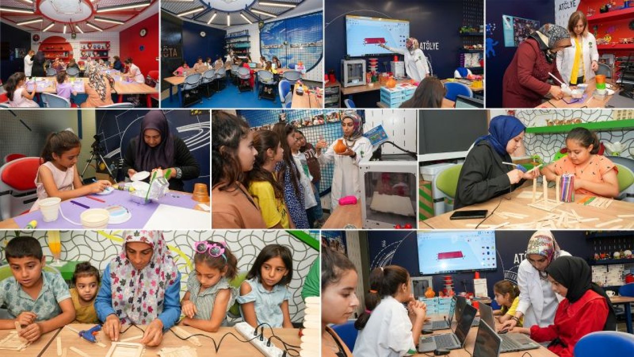 Bilimin renkli dünyasına açılan kapı ‘Bilim Şehitkamil’