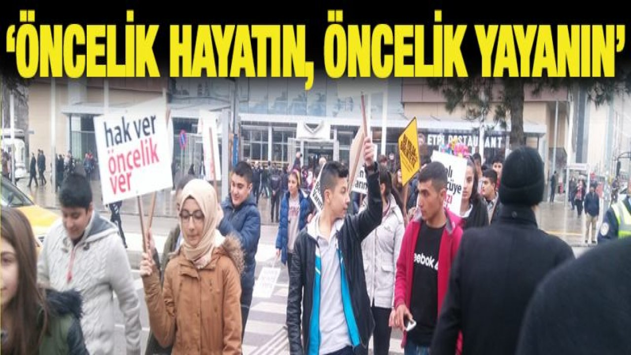 Gaziantep'te '˜öncelik hayatın, öncelik yayanın' etkinliği düzenlendi