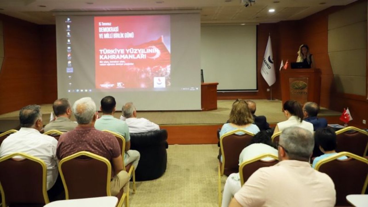 SANKO Üniversitesi’nde, 15 Temmuz Demokrasi ve Milli Birlik Günü Anma Programı düzenlendi