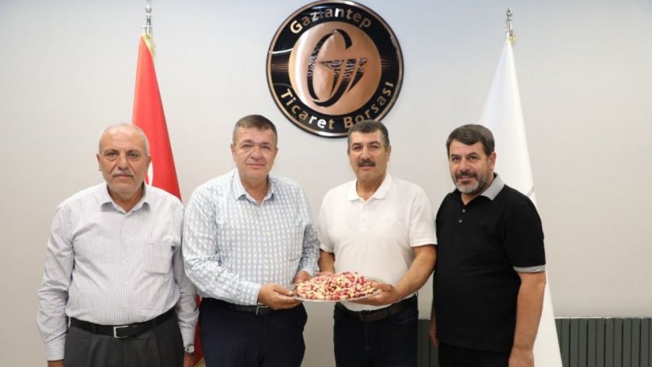 Gaziantep'te yılın ilk Antep fıstığına GTB'den ödül