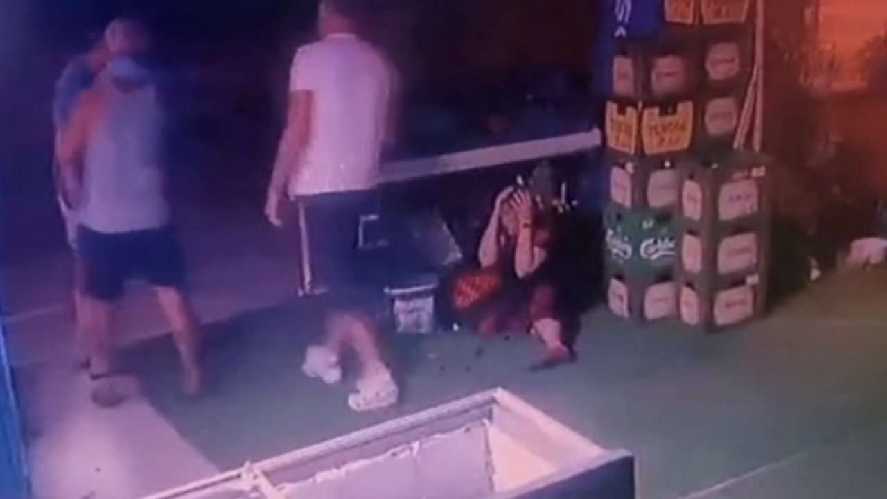 Tartıştığı kadına tokat attı
