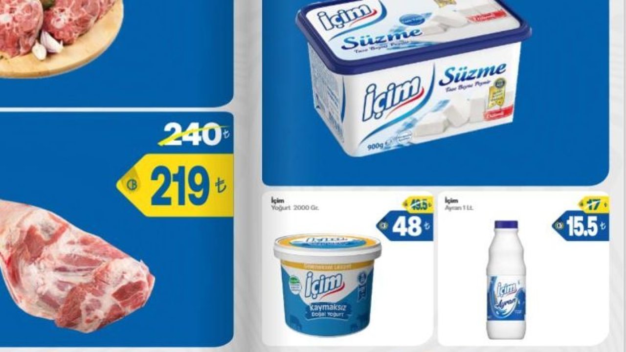 20 Temmuz 2023 Cergibozanlar Market indirimleri duyuruldu: Beyaz peynir 59 TL, zeytin 29 TL, pirinç 19 TL, kuzu gerdan 219 TL!
