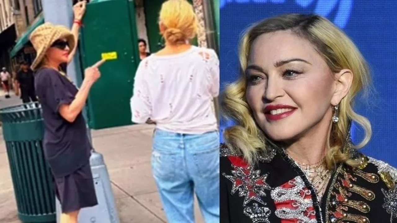 Entübe edilen Madonna'dan ilk görüntüler! Kimse onu tanıyamadı