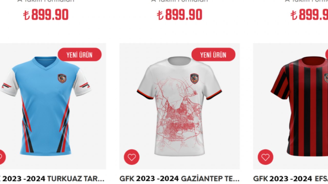GAZİANTEP FK 'ya DESTEK ZAMANI! Gaziantep FK STORE YENİ FORMA FİYATLARINI AÇIKLADI
