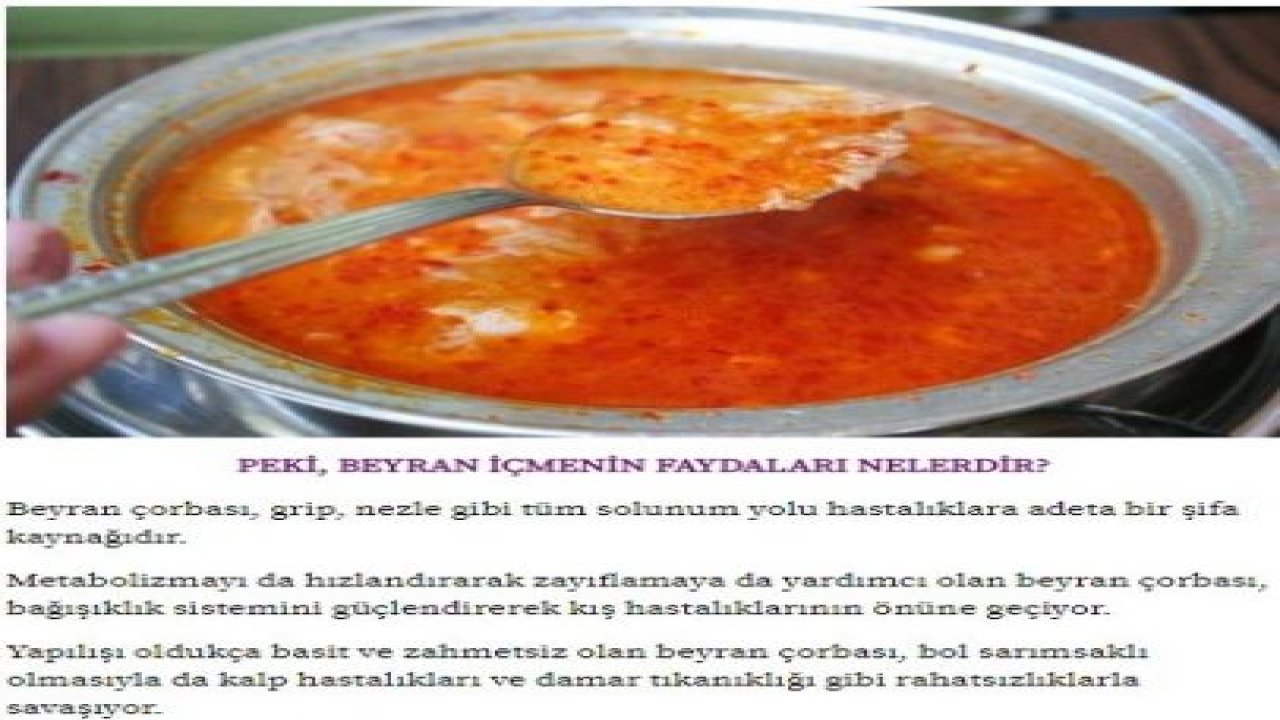 Gaziantep Mutfağının Vazgeçilmezi Beyran  Evde Nasıl Yapılır...Beyran'ın Gripe Karşı Faydaları...