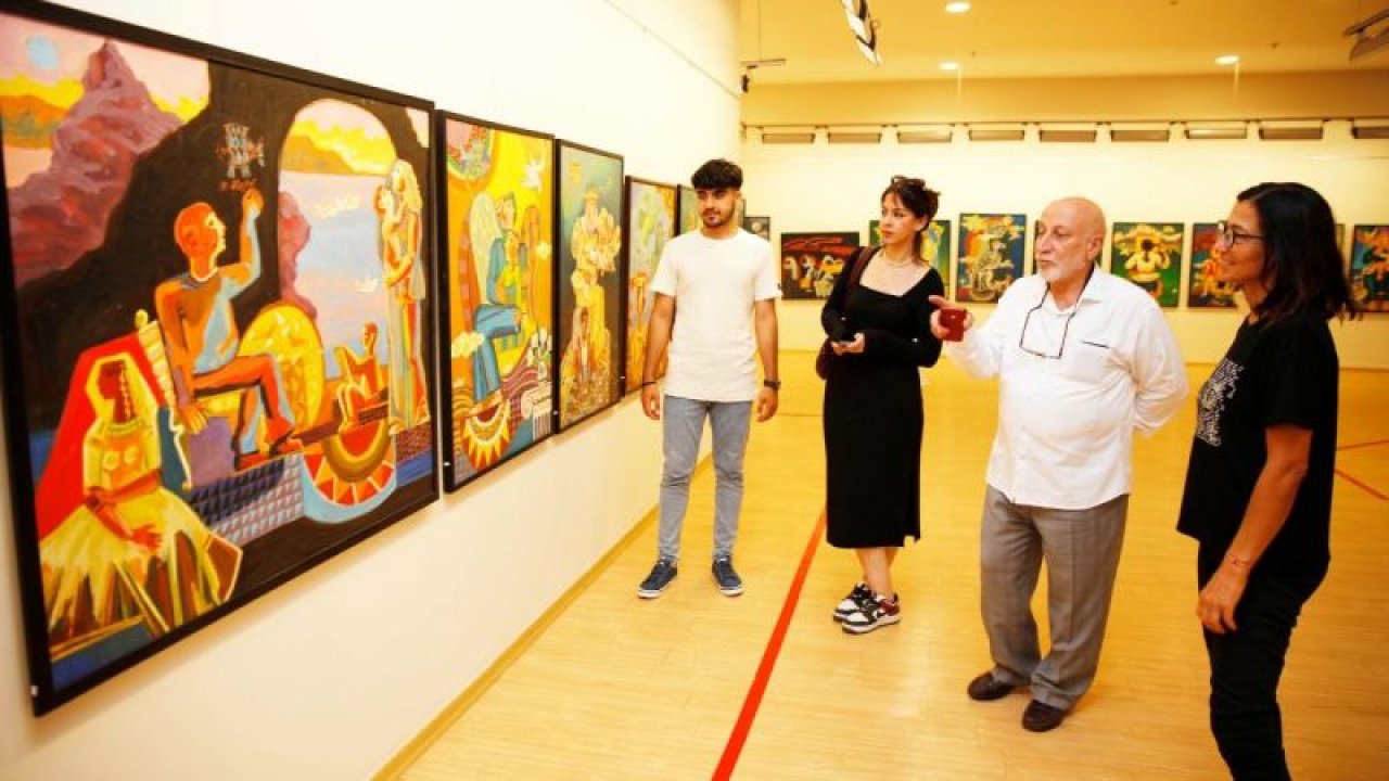 SANKO Sanat Galerisi’nde anneler ve çocuklar temalı resim sergisi