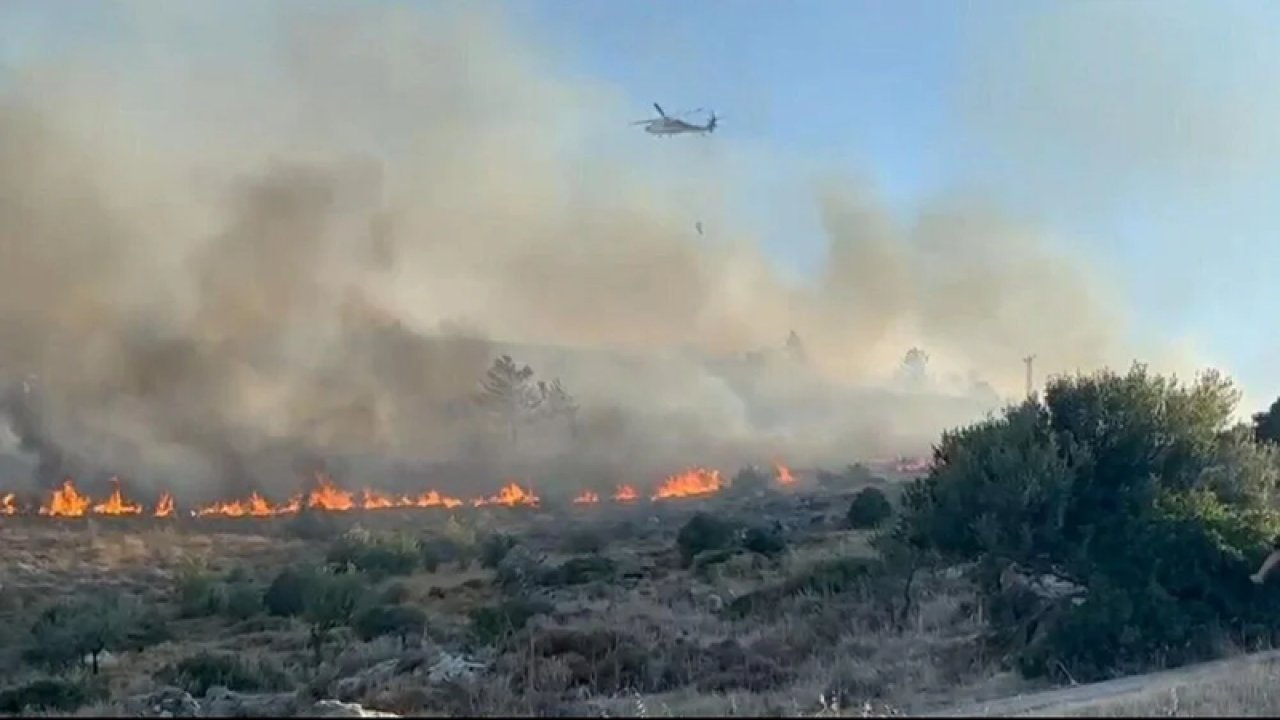 Bodrum'da korkutan yangın! Kontrol altına alındı