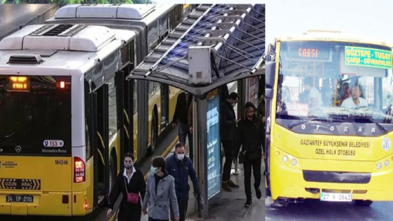 İstanbul'da Toplu ulaşıma zam geldi... Gaziantep İstanbulla ZAMLARDA yarışıyor...