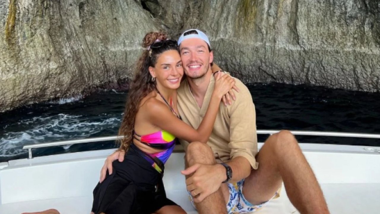 Cedi Osman ve Ebru Şahin denizde dakikalarca romantik anlar yaşadı: “Maşallah, nazar değmesin”