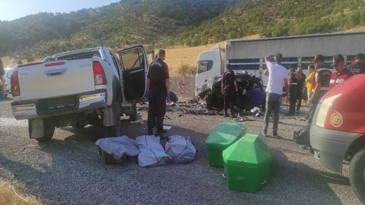 Trafik kazası: 4 ölü, 3 yaralı