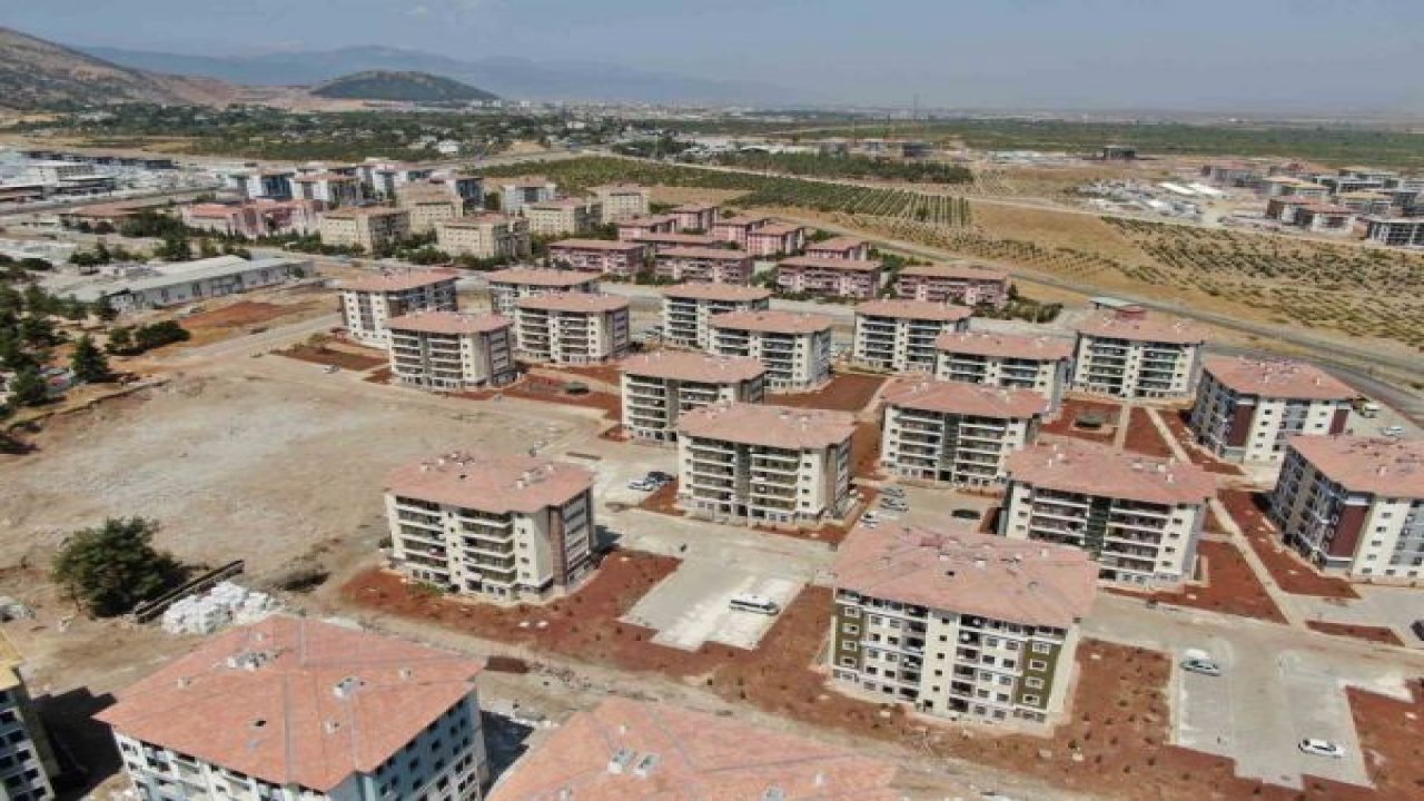 Gaziantep'te Deprem konutlarında sona doğru