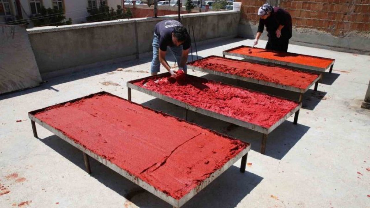 Gaziantep’te biber salçası mesaisi başladı