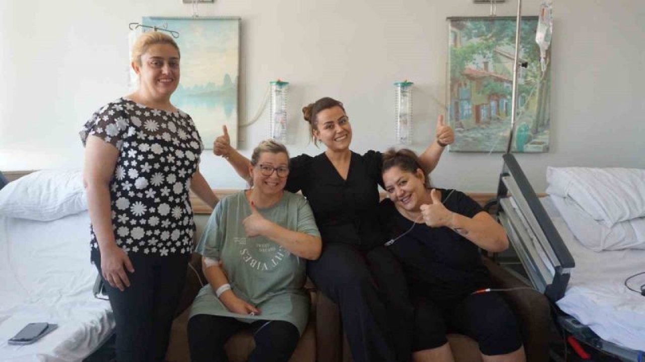 Gaziantep'te Alman ve İtalyan iki arkadaşa obezite ameliyatı