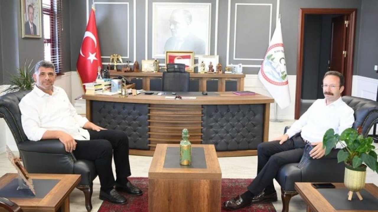 Gaziantep'e atanan Kaymakam Yamlı’ya teşekkür ve veda ziyareti