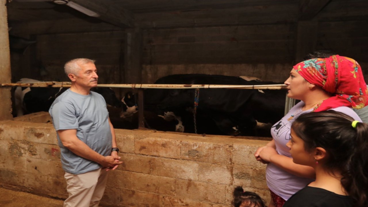 Şahinbey'den Hayvan Yetiştiricilerine Destek Sürüyor...