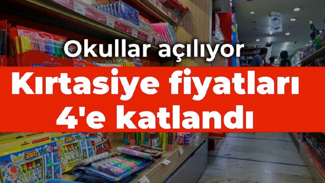 Gaziantep'te Okullar Açılıyor... Veliler Kara Kara Düşünüyor! En Ucuz Kalem 10 TL