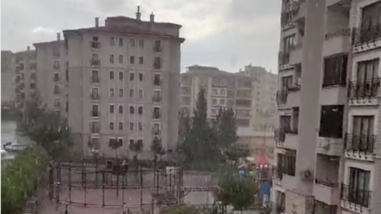 Gaziantep'te hava bozdu! Şiddetli yağmur ve rüzgar etkili oluyor