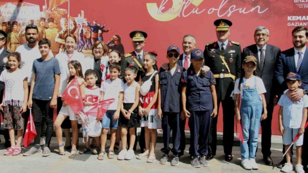 Gaziantep’te 30 Ağustos Zafer Bayramı coşku ile kutlandı