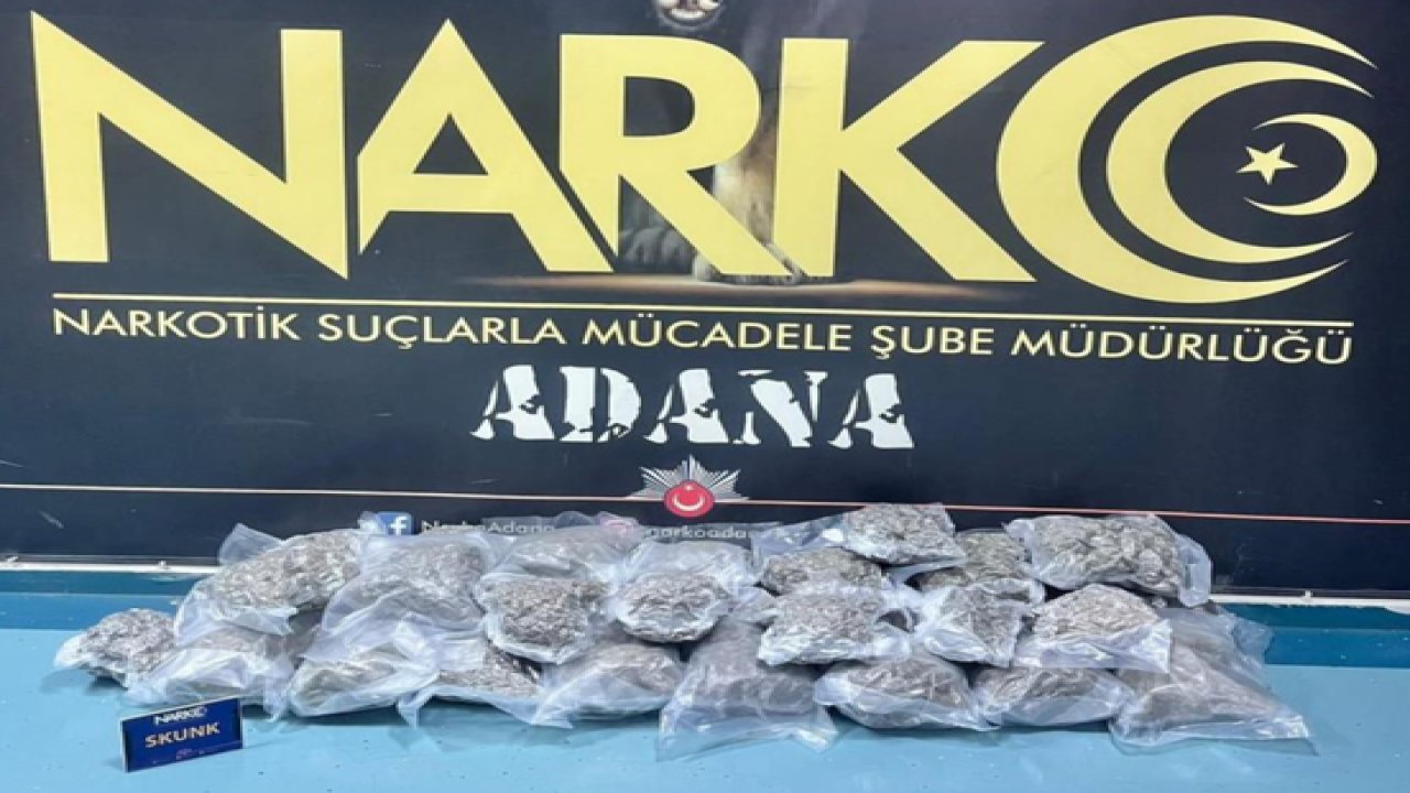 Tarsus-Adana-Gaziantep (TAG) Otoyolu’nda bir araçta 16 kilo 820 gram esrar ele geçirildi, 2 kişi tutuklandı